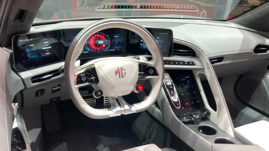 MG Cyberster interior design