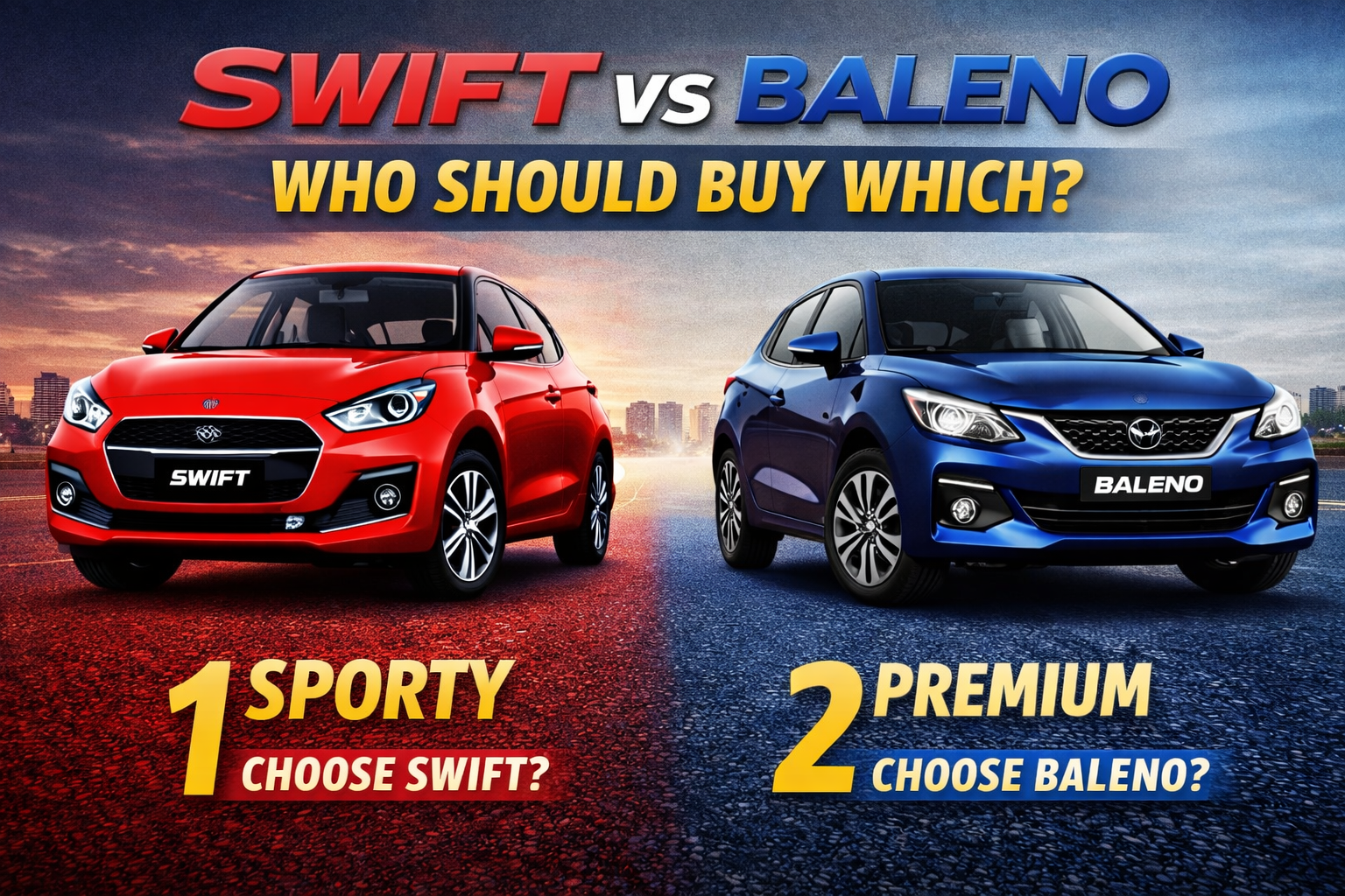 Swift vs Baleno 2026