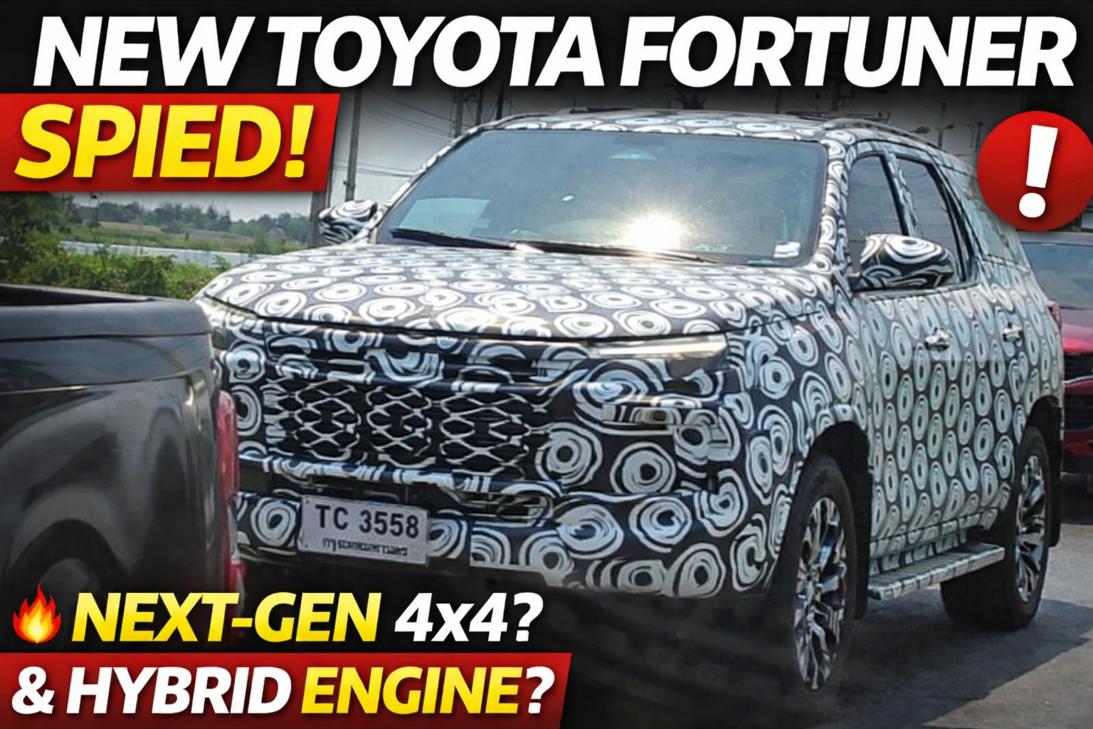 Toyota Fortuner spied
