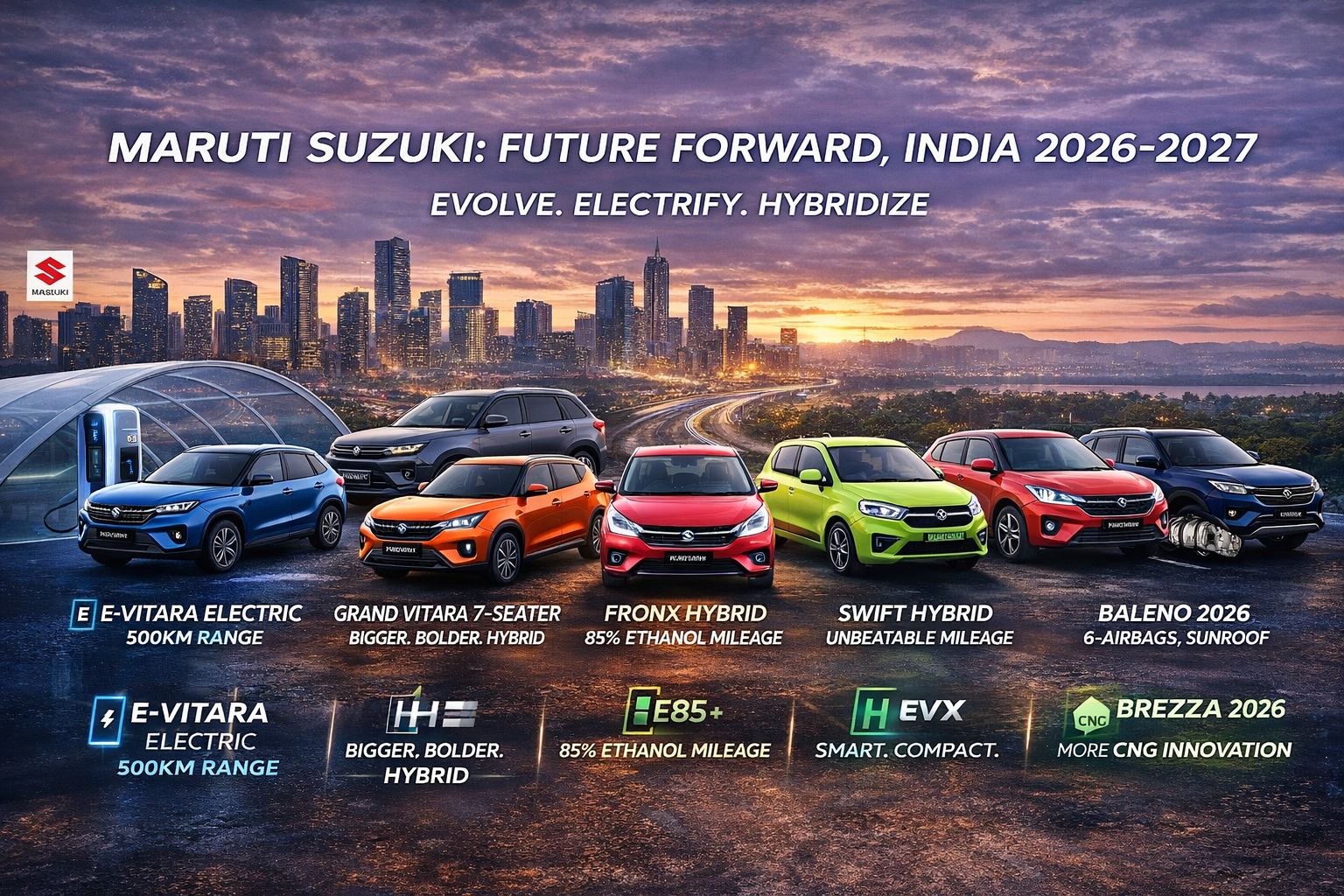 Upcoming Maruti Suzuki Cars in India