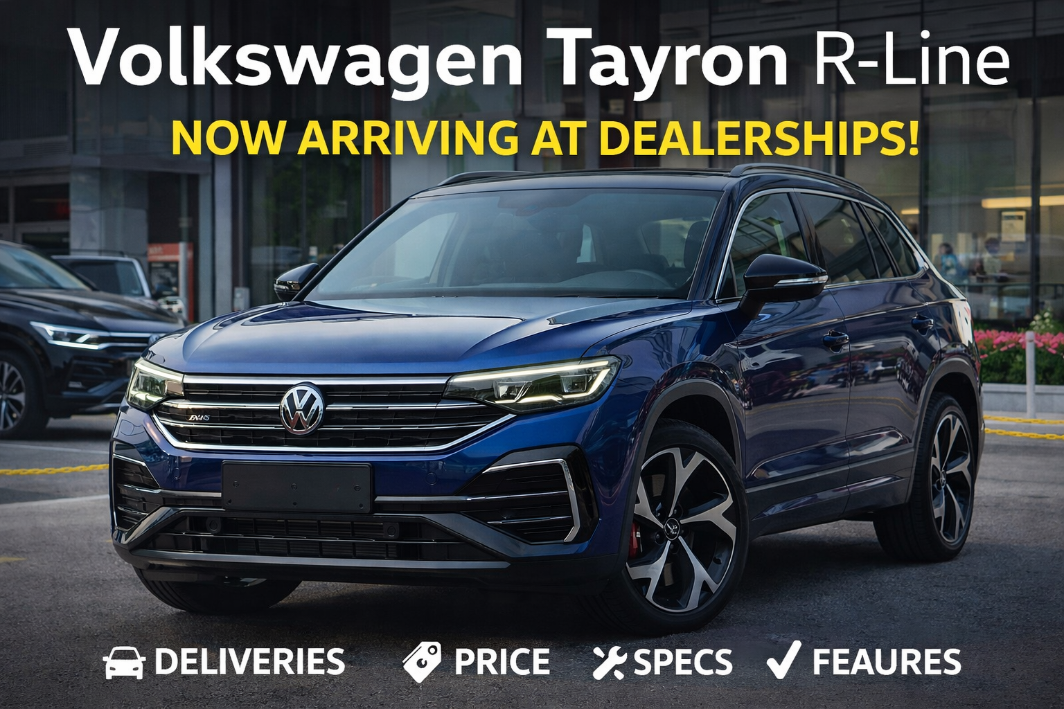 Volkswagen Tayron R-Line at dealership