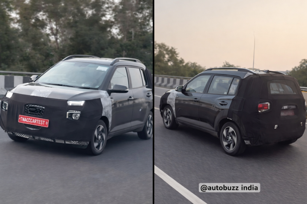 Hyundai Exter Facelift Spy Images Reveal