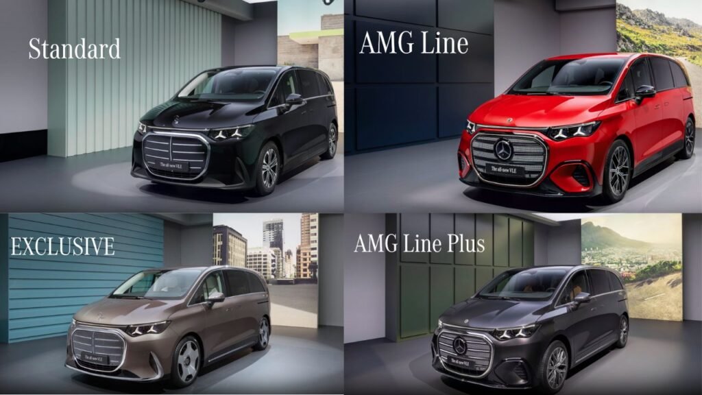 Mercedes VLE electric van Aerodynamic & Modern Exterior