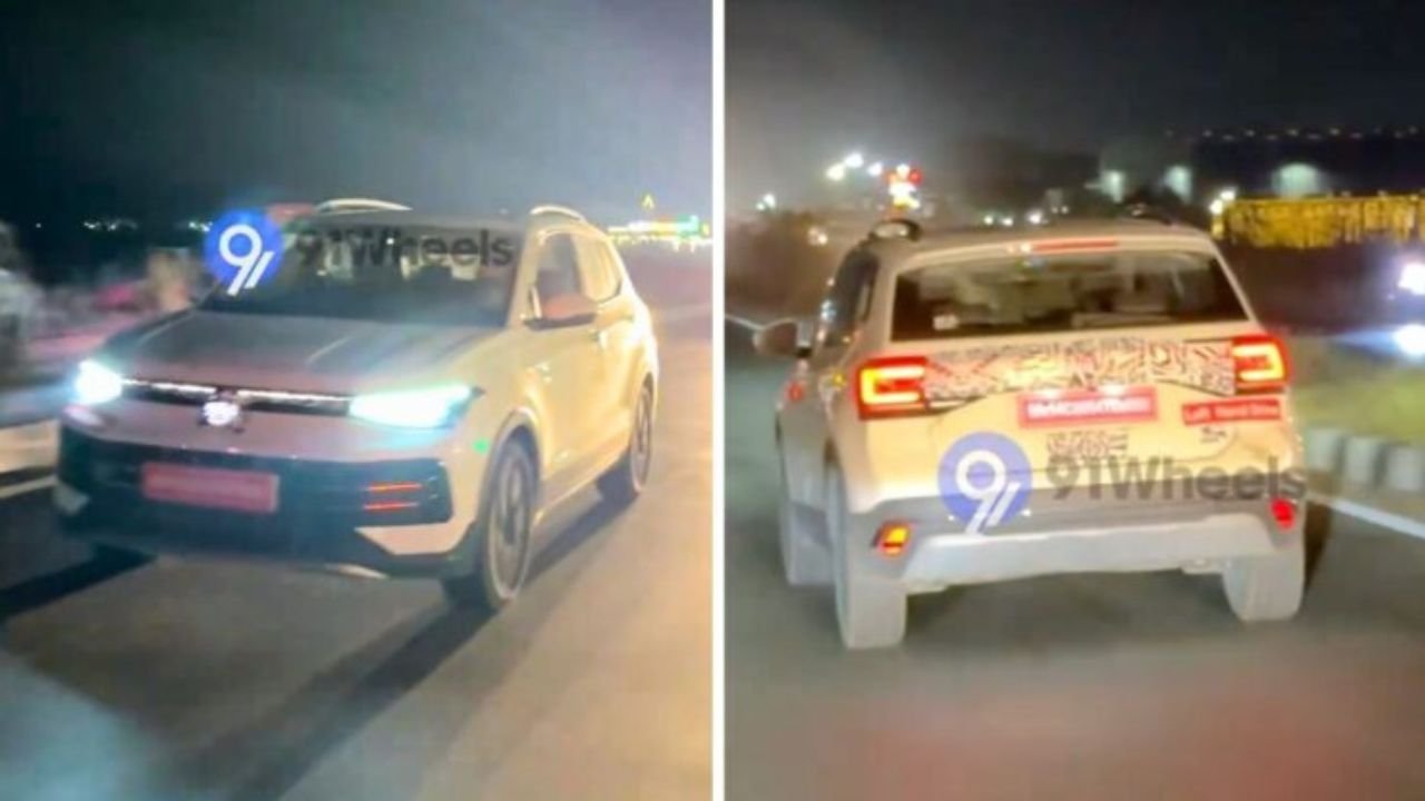 VW Taigun Facelift Spotted