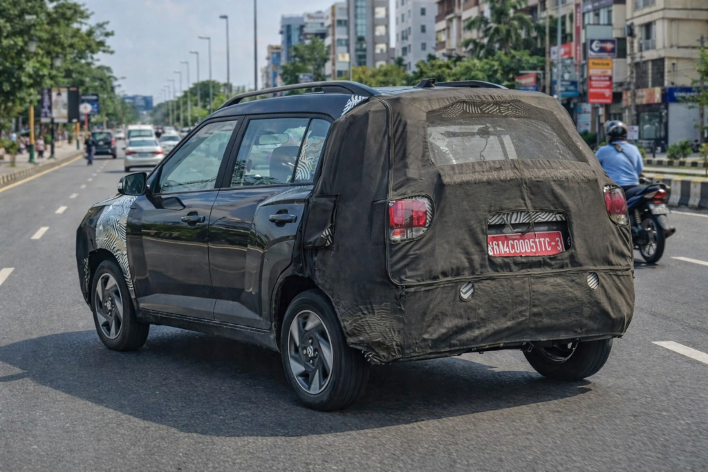 Hyundai Exter Facelift Spied Testing