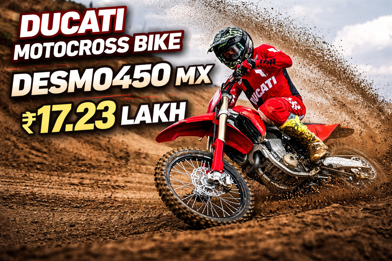 Ducati Desmo450 MX Launched in India at ₹17.23 Lakh – Brand’s First Motocross Bike
