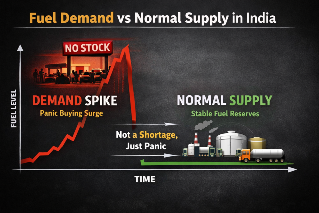 Fuel demand spike vs supply stability