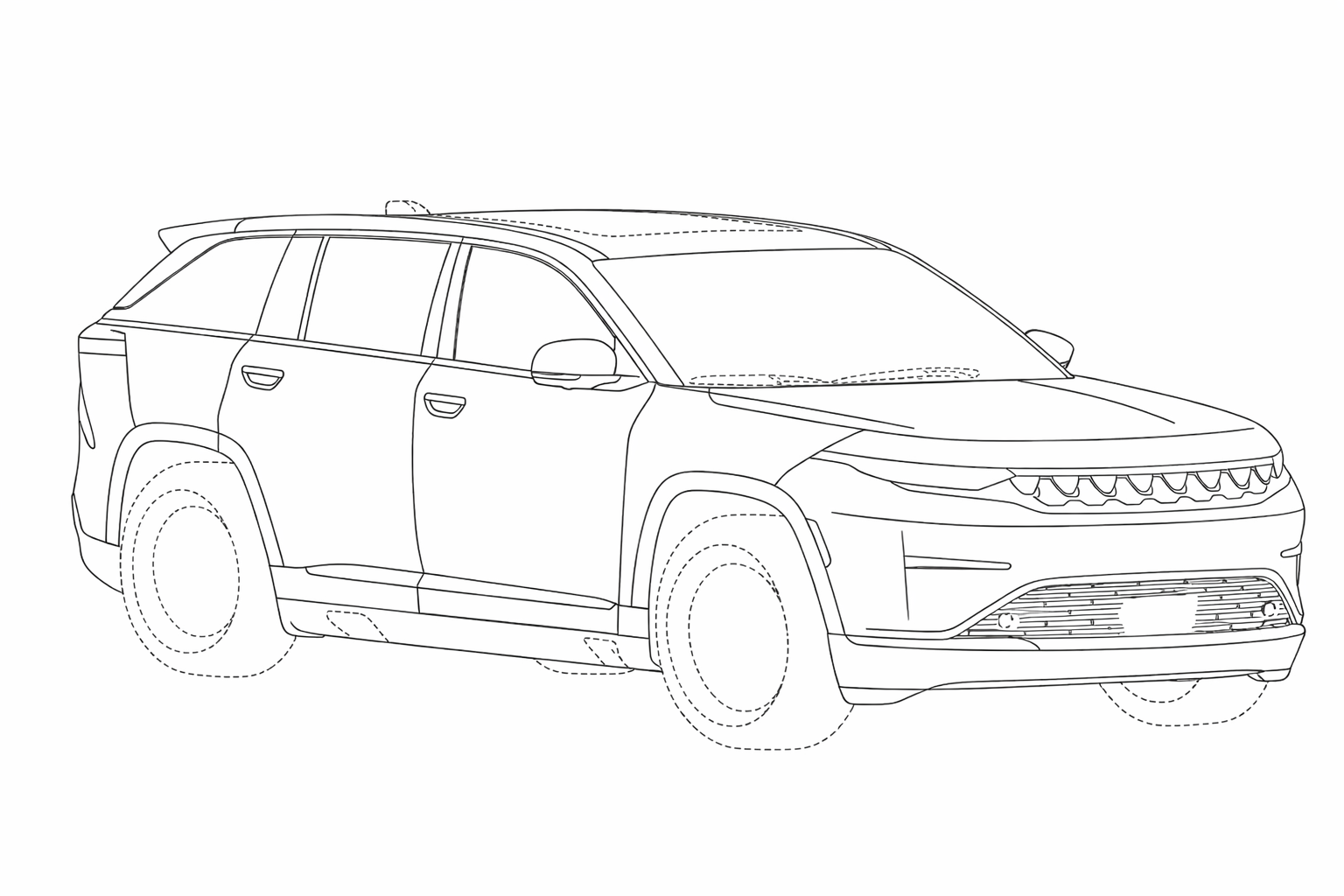 Jeep Wagoneer S Electric SUV Patented In India Big EV Launch Coming