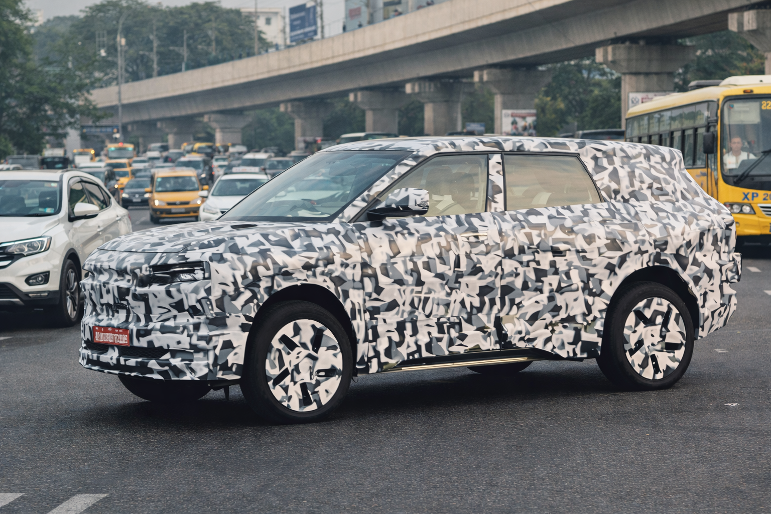 Mahindra BE07 Spotted Testing