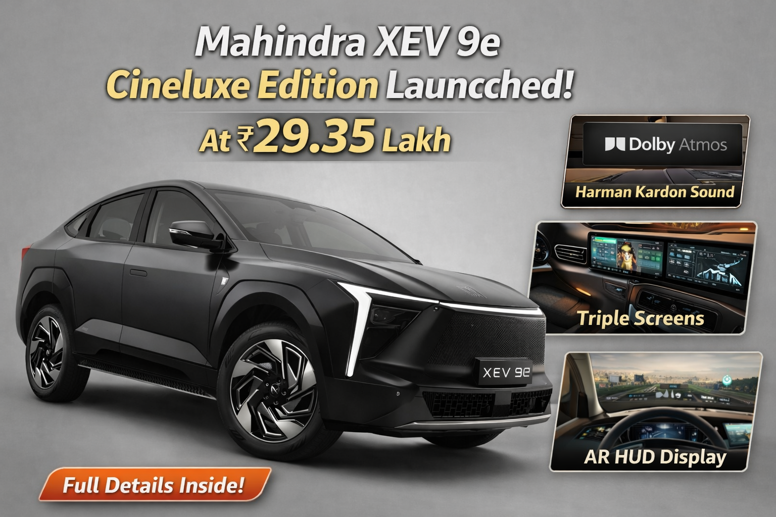 Mahindra XEV 9e Cineluxe Edition