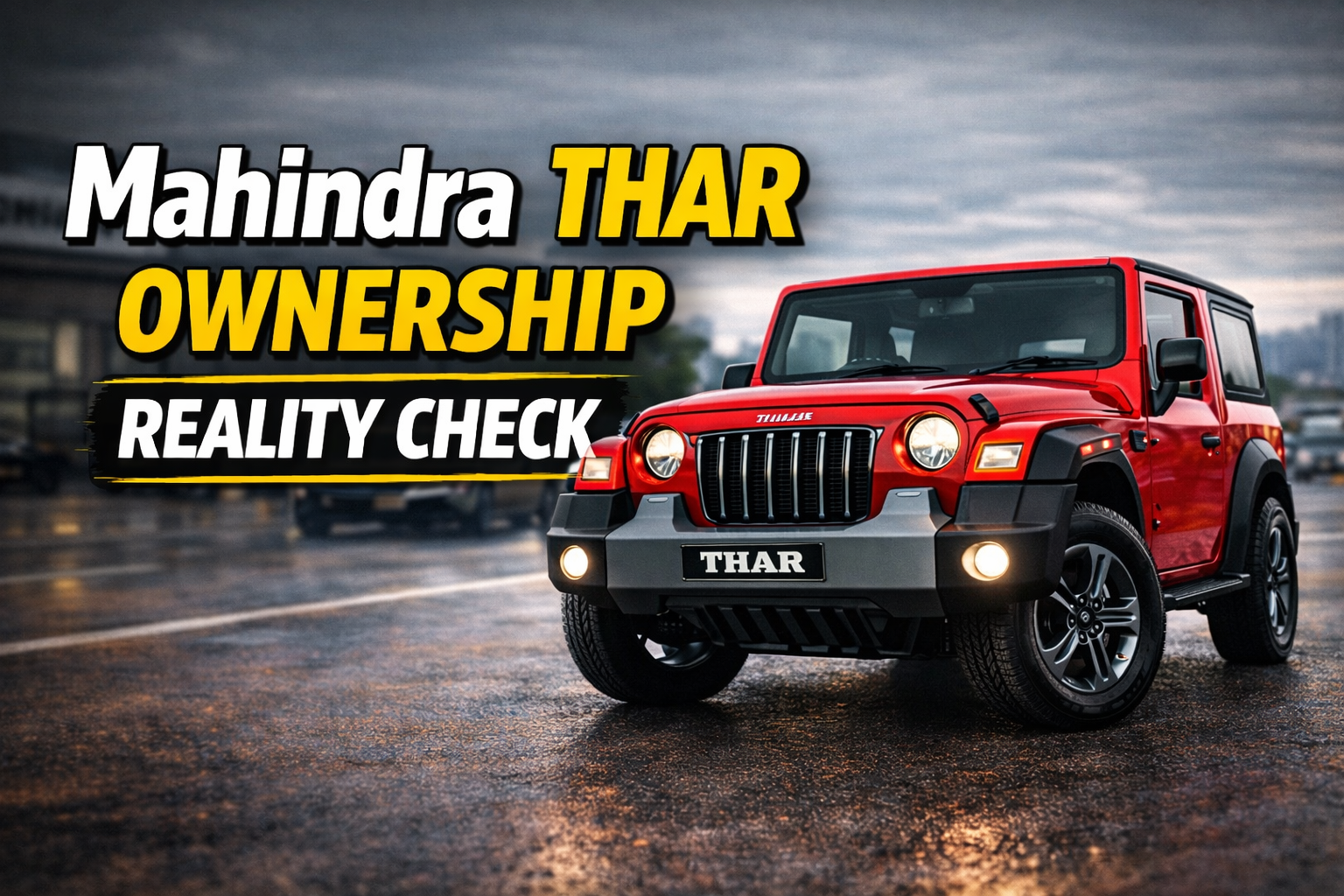 Real Mahindra Thar Ownership Reality Check -
