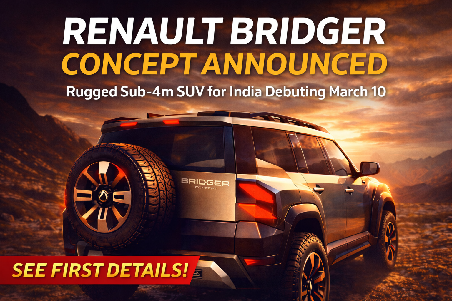 Renault Bridger Concept compact SUV