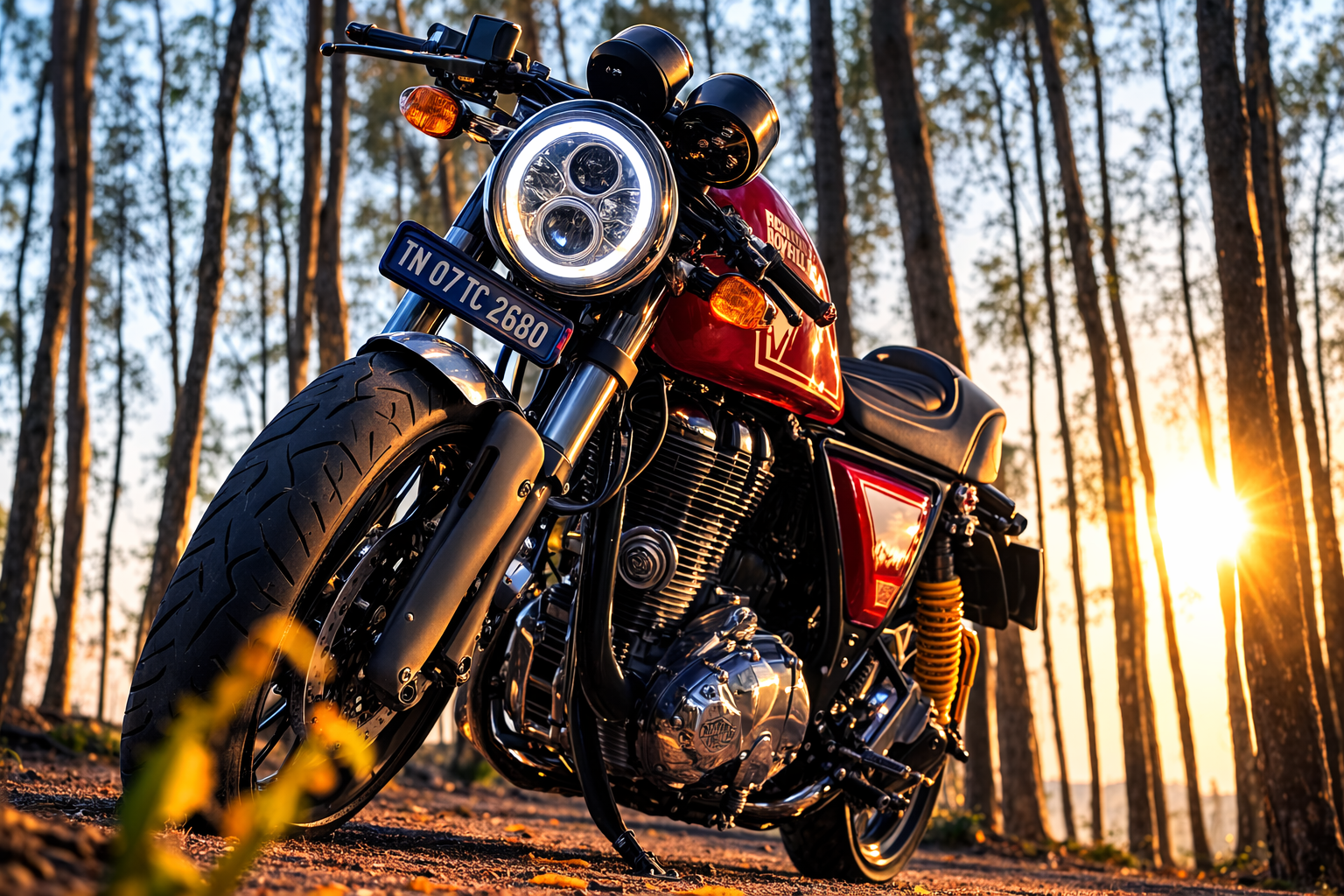 Royal Enfield Continental GT 750 spotted