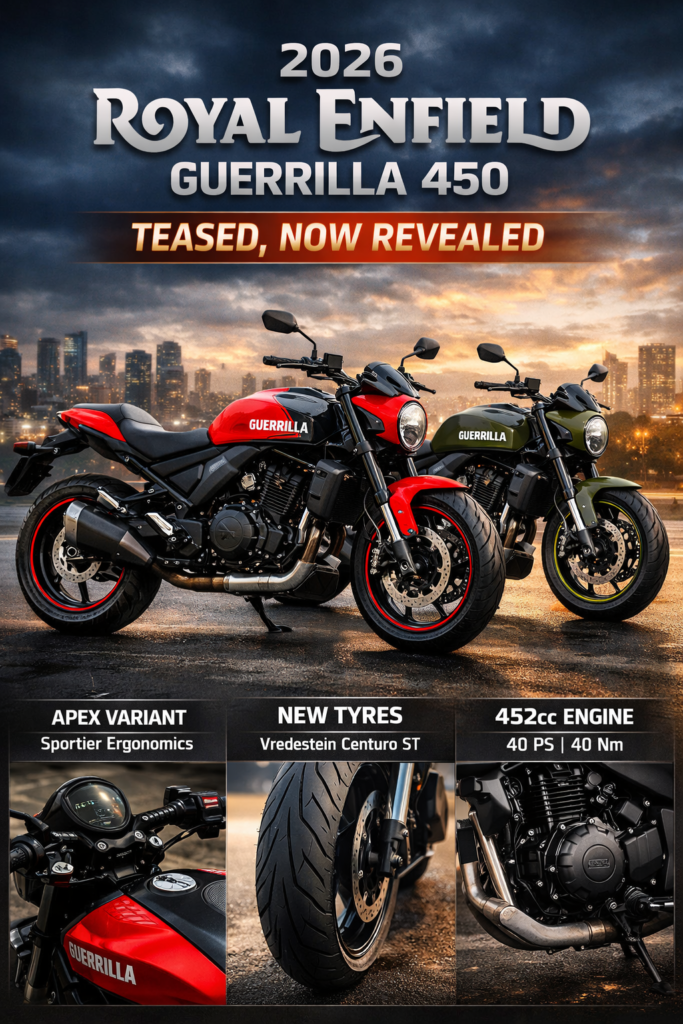 Royal Enfield Guerrilla 450 Update Is Bigger Than Expected