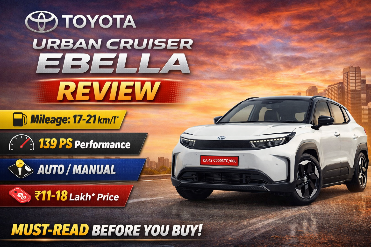 Toyota Urban Cruiser Ebella review