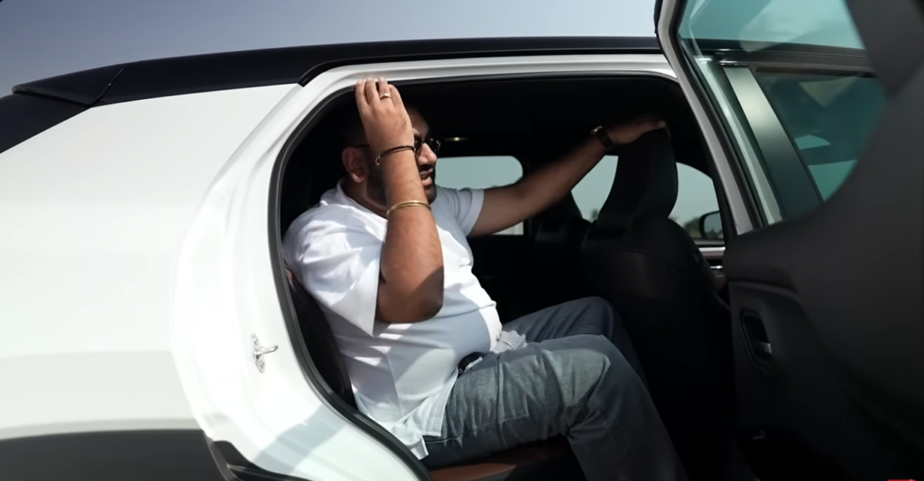 Toyota Urban Cruiser Ebella back seats 