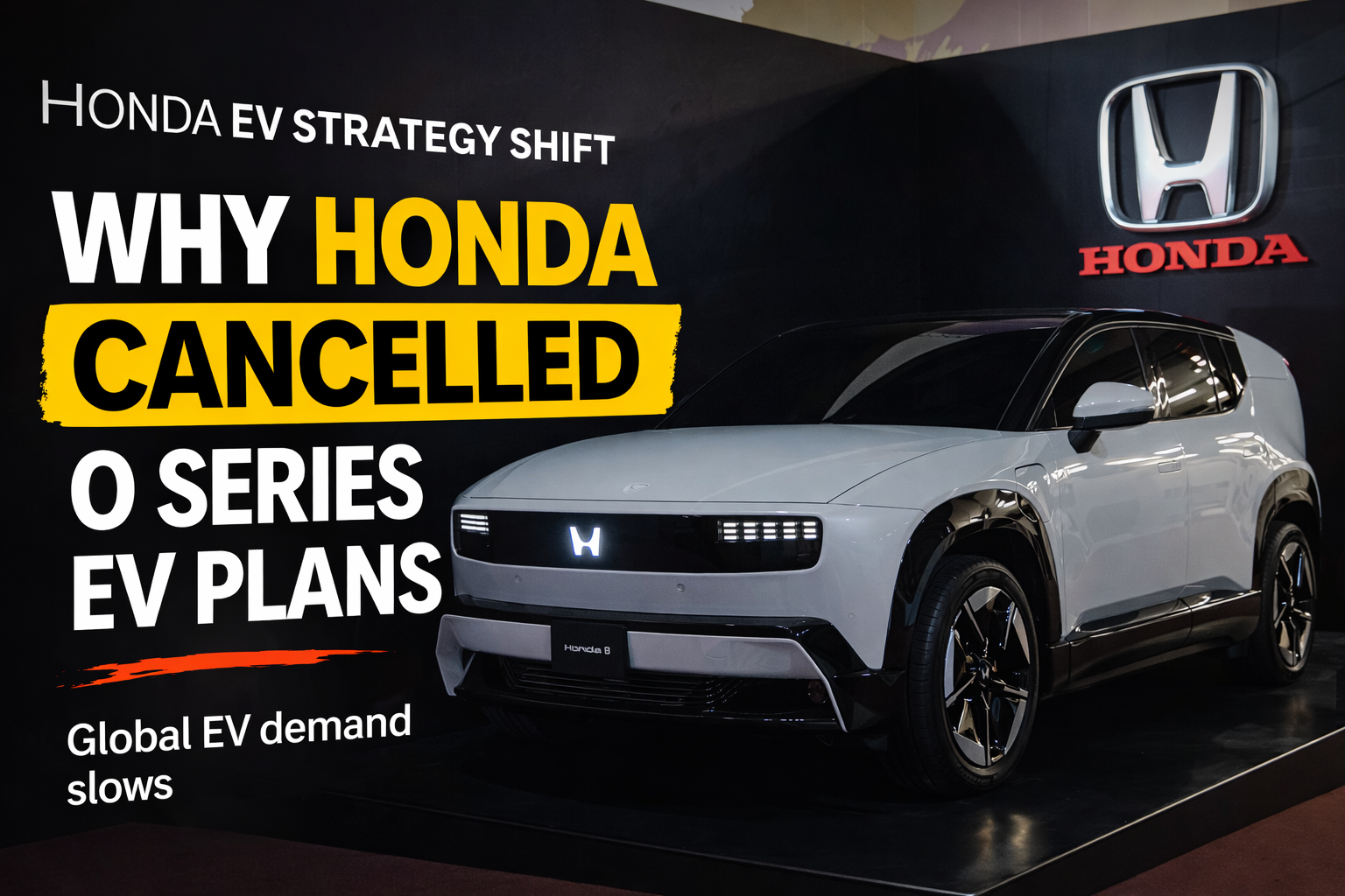 Why Honda Cancelled Its O Series Electric SUV And Sedan Plans