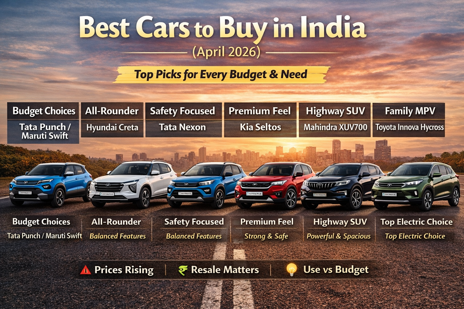 Best Cars to Buy in India (April 2026)